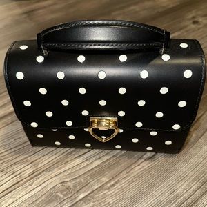 Kate Spade Black Lovitt Dot Top Handle Bag